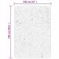 Preview: Teppich HUARTE Kurzflor Weich und Waschbar Creme 160x230 cm