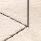 Preview: Teppich HUARTE Kurzflor Weich und Waschbar Beige Ø 120 cm