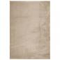 Preview: Teppich HUARTE Kurzflor Weich und Waschbar Sandfarben 120x170cm