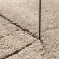 Preview: Teppich HUARTE Kurzflor Weich und Waschbar Sandfarben 100x200cm
