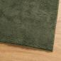 Preview: Teppich HUARTE Kurzflor Weich und Waschbar Waldgrün 160x160 cm