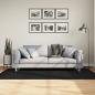 Preview: ARDEBO.de - Teppich HUARTE Kurzflor Weich und Waschbar Schwarz 100x200 cm