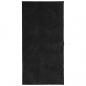 Preview: Teppich HUARTE Kurzflor Weich und Waschbar Schwarz 100x200 cm