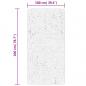 Preview: Teppich HUARTE Kurzflor Weich und Waschbar Blau 100x200 cm