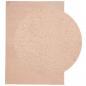 Preview: Teppich HUARTE Kurzflor Weich und Waschbar Blassrosa 120x170 cm