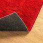 Preview: Teppich HUARTE Kurzflor Weich und Waschbar Rot 120x170 cm