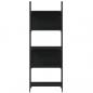 Preview: Bücherregal 5 Böden Schwarz 60,5x24x166,5 cm Holzwerkstoff