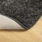 Preview: Teppich ISTAN Hochflor Glänzend Anthrazit Ø 200 cm