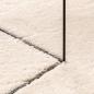 Preview: Teppich HUARTE Kurzflor Weich und Waschbar Beige Ø 80 cm