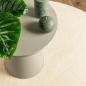 Preview: Teppich HUARTE Kurzflor Weich und Waschbar Creme Ø 80 cm