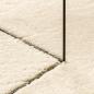 Preview: Teppich HUARTE Kurzflor Weich und Waschbar Creme Ø 80 cm