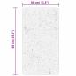 Preview: Teppich HUARTE Kurzflor Weich und Waschbar Sandfarben 80x150 cm