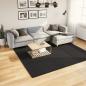 Preview: ARDEBO.de - Teppich HUARTE Kurzflor Weich und Waschbar Schwarz 240x240 cm