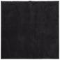Preview: Teppich HUARTE Kurzflor Weich und Waschbar Schwarz 240x240 cm