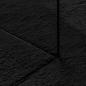 Preview: Teppich HUARTE Kurzflor Weich und Waschbar Schwarz 140x200 cm