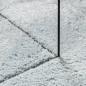 Preview: Teppich HUARTE Kurzflor Weich und Waschbar Blau 80x200 cm