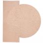 Preview: Teppich HUARTE Kurzflor Weich und Waschbar Blassrosa 80x200 cm