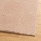 Preview: Teppich HUARTE Kurzflor Weich und Waschbar Blassrosa 80x200 cm