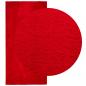 Preview: Teppich HUARTE Kurzflor Weich und Waschbar Rot 100x200 cm