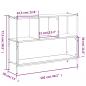 Preview: Bücherregal Braun Eichen-Optik 102x28x77,5 cm Holzwerkstoff