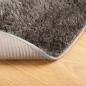 Preview: Teppich ISTAN Hochflor Glänzend Grau Ø 200 cm