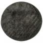 Preview: Teppich ISTAN Hochflor Glänzend Anthrazit Ø 120 cm