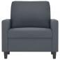 Preview: Sessel Dunkelgrau 60 cm Samt