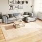 Preview: ARDEBO.de - Teppich HUARTE Kurzflor Weich und Waschbar Beige 240x340 cm