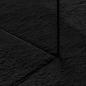 Preview: Teppich HUARTE Kurzflor Weich und Waschbar Schwarz 80x150 cm