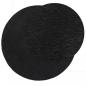 Preview: Teppich HUARTE Kurzflor Weich und Waschbar Schwarz Ø 100 cm