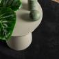 Preview: Teppich HUARTE Kurzflor Weich und Waschbar Schwarz Ø 100 cm
