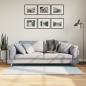 Preview: ARDEBO.de - Teppich HUARTE Kurzflor Weich und Waschbar Blau 80x150 cm
