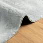Preview: Teppich HUARTE Kurzflor Weich und Waschbar Blau 80x150 cm
