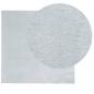 Preview: Teppich HUARTE Kurzflor Weich und Waschbar Blau 160x160 cm