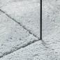 Preview: Teppich HUARTE Kurzflor Weich und Waschbar Blau 160x160 cm
