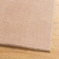 Preview: Teppich HUARTE Kurzflor Weich und Waschbar Blassrosa 200x200 cm
