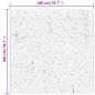 Preview: Teppich HUARTE Kurzflor Weich und Waschbar Blassrosa 200x200 cm