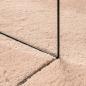 Preview: Teppich HUARTE Kurzflor Weich und Waschbar Blassrosa 80x250 cm