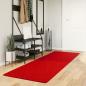 Preview: ARDEBO.de - Teppich HUARTE Kurzflor Weich und Waschbar Rot 80x250 cm