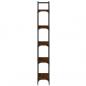 Preview: Bücherregal 5 Böden Braun Eichen-Optik 60,5x24x166,5 cm