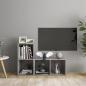 Preview: ARDEBO.de - TV-Schränke 2 Stk. Betongrau 72x35x36,5 cm Holzwerkstoff