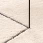 Preview: Teppich HUARTE Kurzflor Weich und Waschbar Beige 80x150 cm