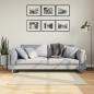 Preview: ARDEBO.de - Teppich HUARTE Kurzflor Weich und Waschbar Creme 120x120 cm