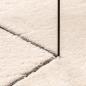 Preview: Teppich HUARTE Kurzflor Weich und Waschbar Beige Ø 100 cm