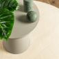 Preview: Teppich HUARTE Kurzflor Weich und Waschbar Creme Ø 160 cm