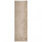 Preview: Teppich HUARTE Kurzflor Weich und Waschbar Sandfarben 80x250 cm