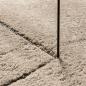 Preview: Teppich HUARTE Kurzflor Weich und Waschbar Sandfarben 80x250 cm