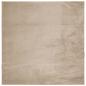 Preview: Teppich HUARTE Kurzflor Weich und Waschbar Sandfarben 200x200cm