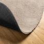 Mobile Preview: Teppich HUARTE Kurzflor Weich und Waschbar Sandfarben Ø 160 cm