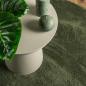 Preview: Teppich HUARTE Kurzflor Weich und Waschbar Waldgrün Ø 200 cm